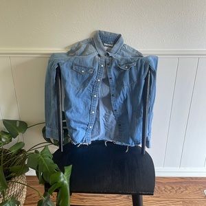 American Outfitters Slim Fit Denim Shirt